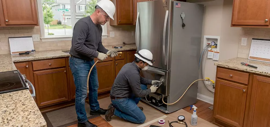 Propane Refrigerator Installation in Woburn